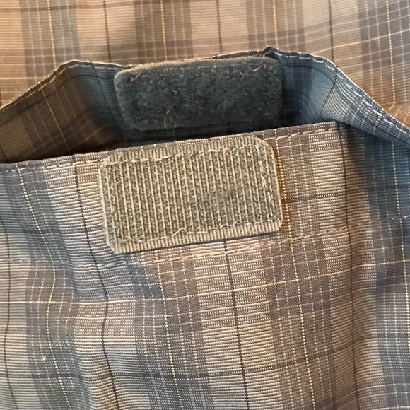 GH Bass Earth Blue Plaid Short Sleeve Two Pocket Men's Shirt Large - Picture 7 of 16